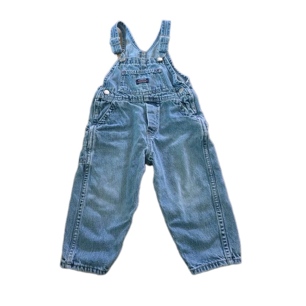 Vintage 90s OshKosh B'Gosh The Genuine Article Overalls Blue 24 Months
